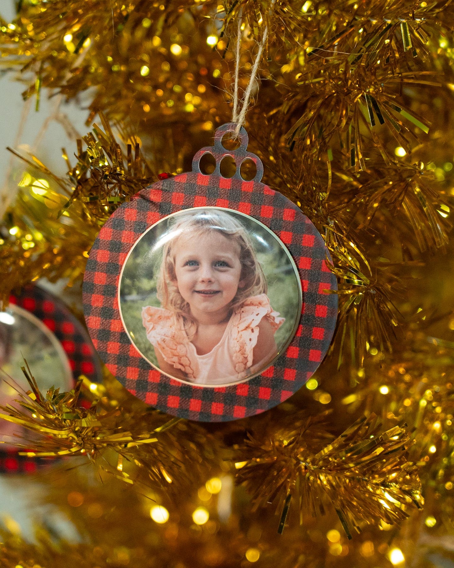Photo Magnet Christmas Ornament