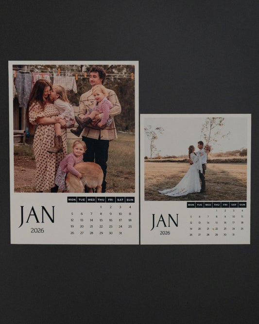 Personalised Magnetic Calendar (2026 Edition)