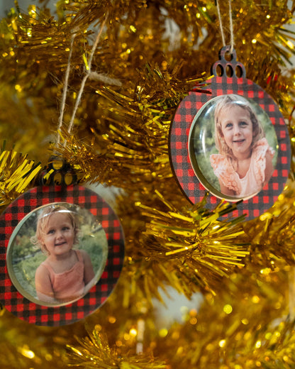 Photo Magnet Christmas Ornament