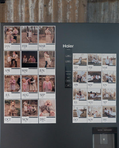 Personalised Magnetic Calendar (2026 Edition)