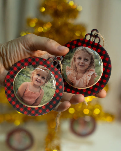 Photo Magnet Christmas Ornament