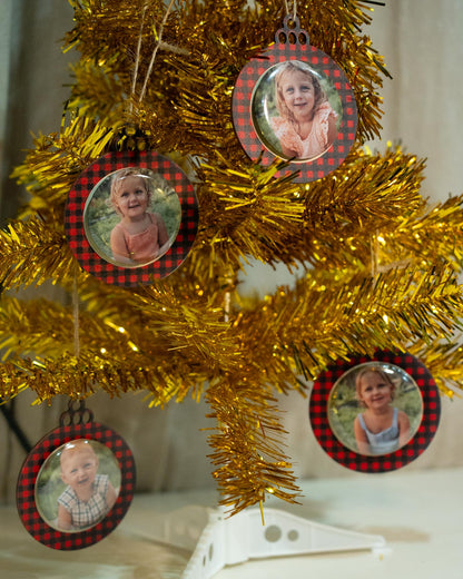Photo Magnet Christmas Ornament