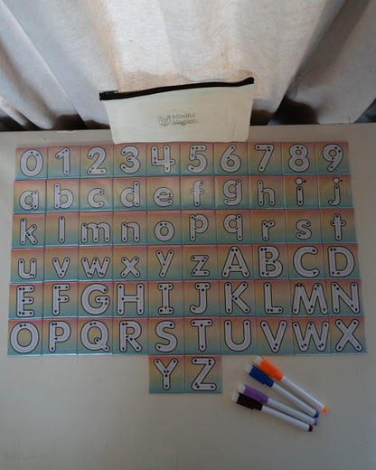 Kids Traceable Alphabet & Number Set
