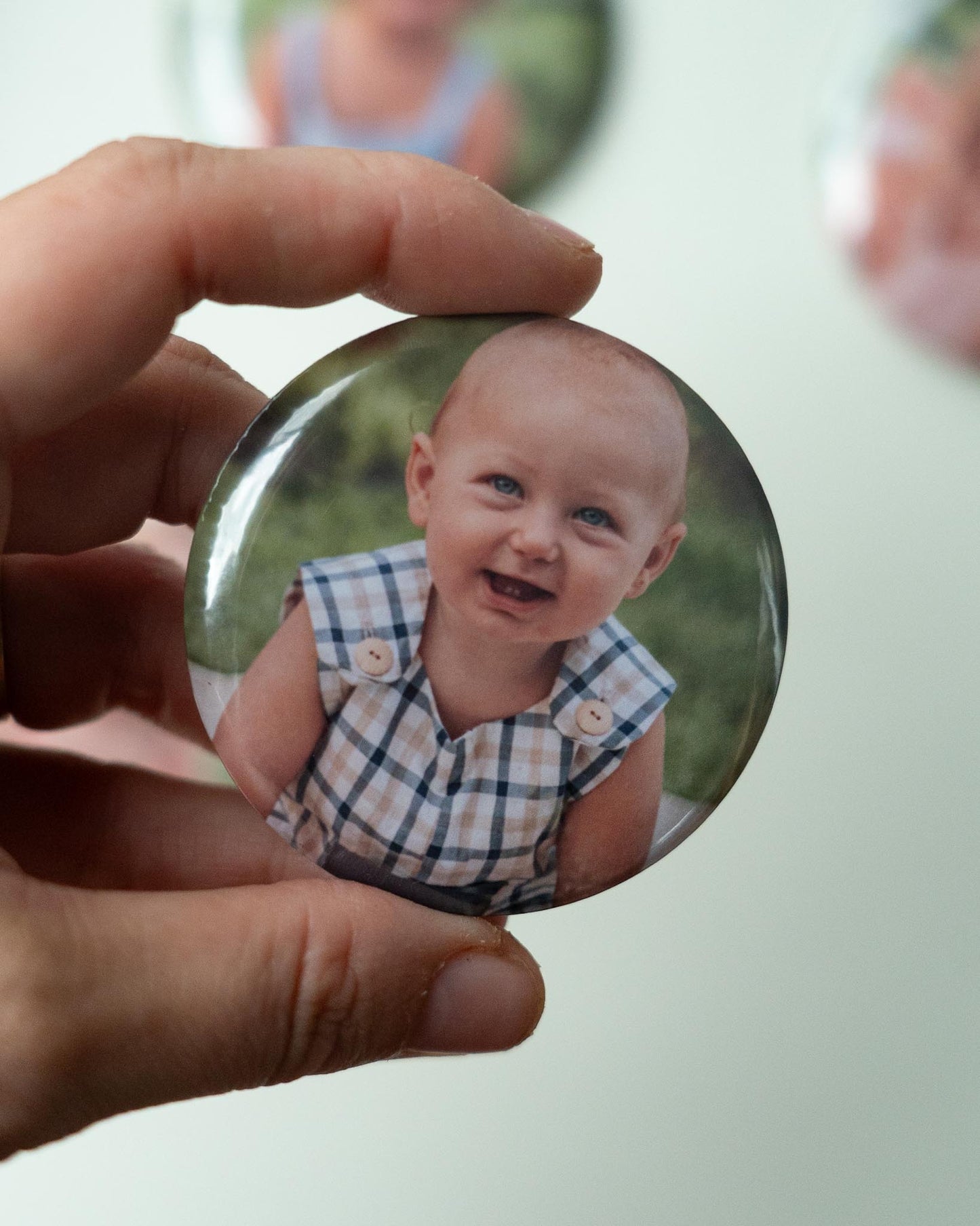 Personalised Photo Magnets 58mm Round