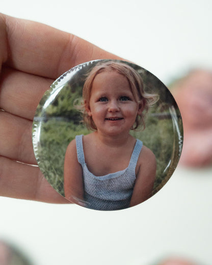 Personalised Photo Magnets 58mm Round
